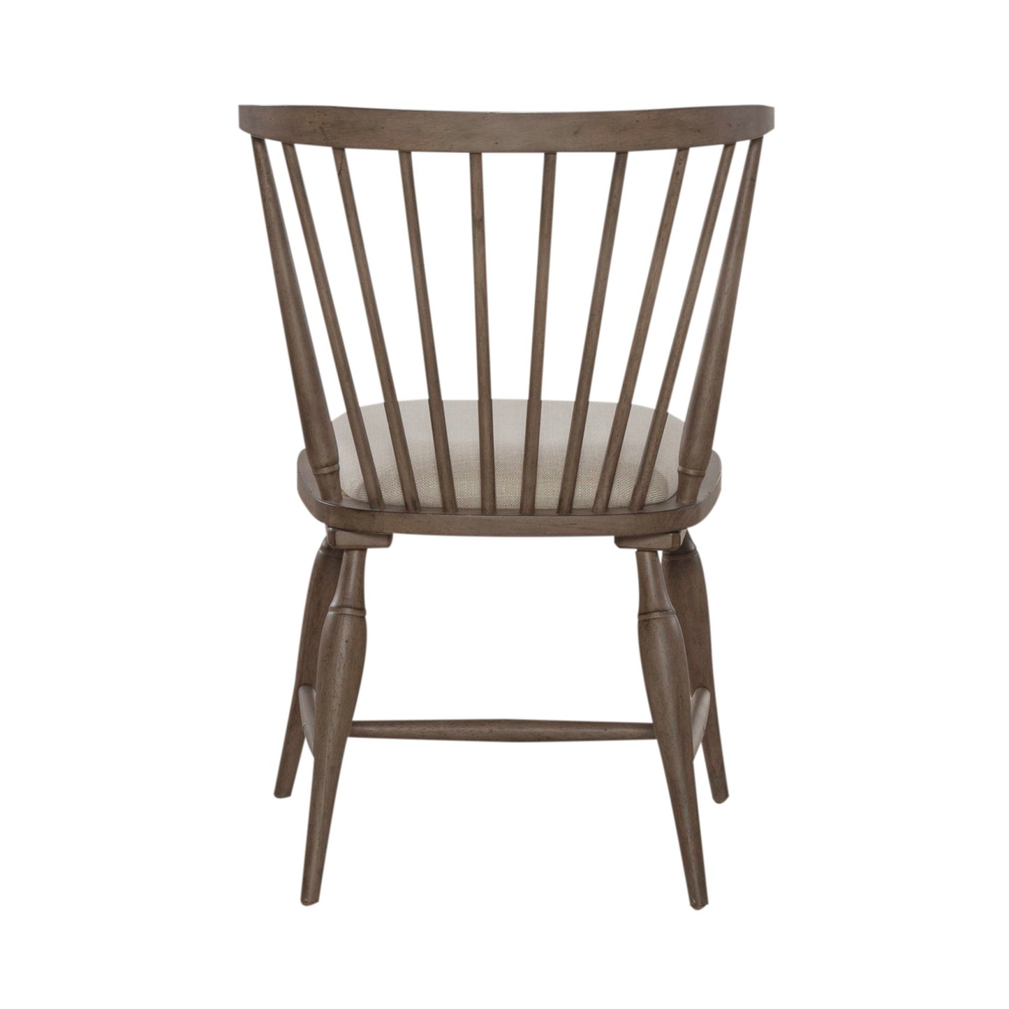 Americana Farmhouse - Upholstered Seat Windsor Chair (RTA) - Light Brown - Hornell Furniture Outlet