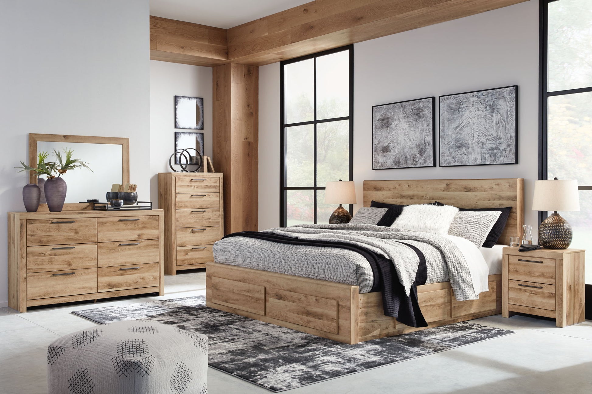 Hyanna - Storage Bedroom Set - Hornell Furniture Outlet
