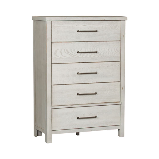 Modern Farmhouse - 5 Drawer Chest - Hornell Furniture Outlet