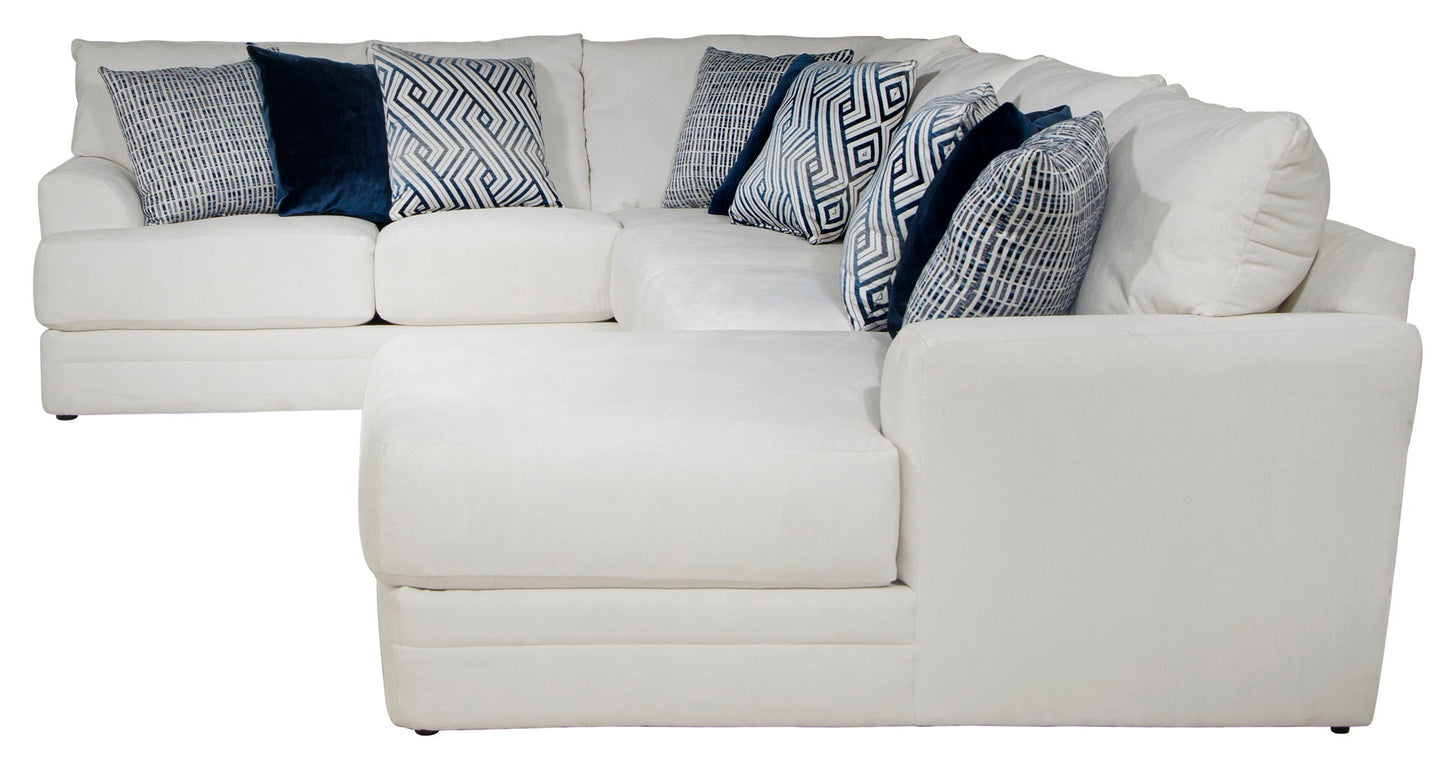 Polaris - Sectional With Comfort Coil Seating And Accent Pillows Included - Hornell Furniture Outlet