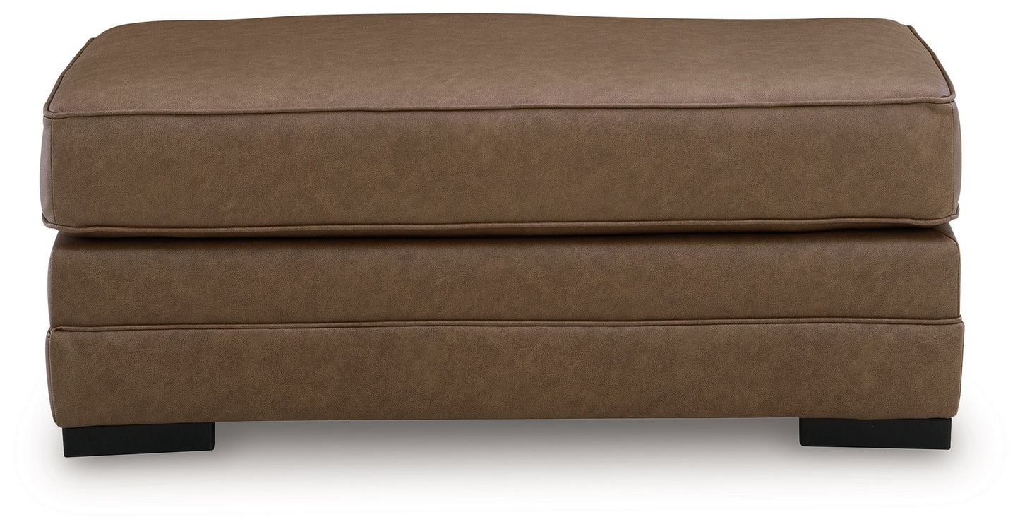 VillaCourt - Caramel - Ottoman - Hornell Furniture Outlet