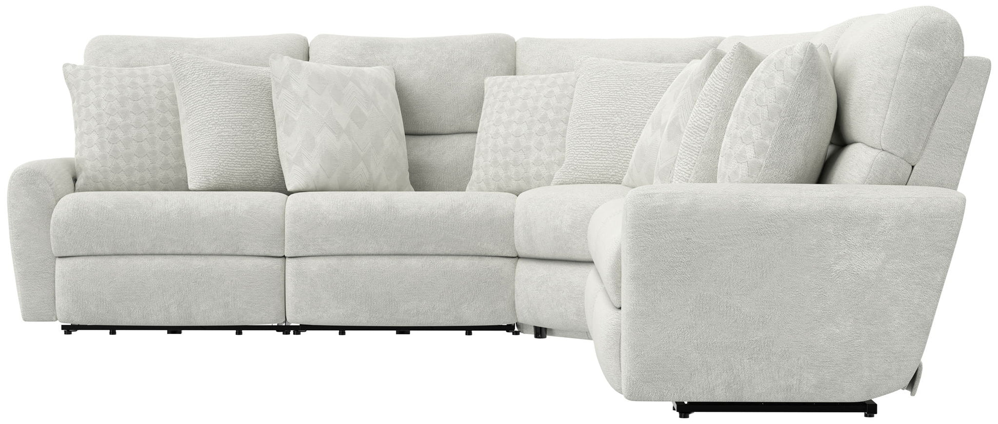 Majesty - Deep Seating Power Reclining Sectional - Hornell Furniture Outlet