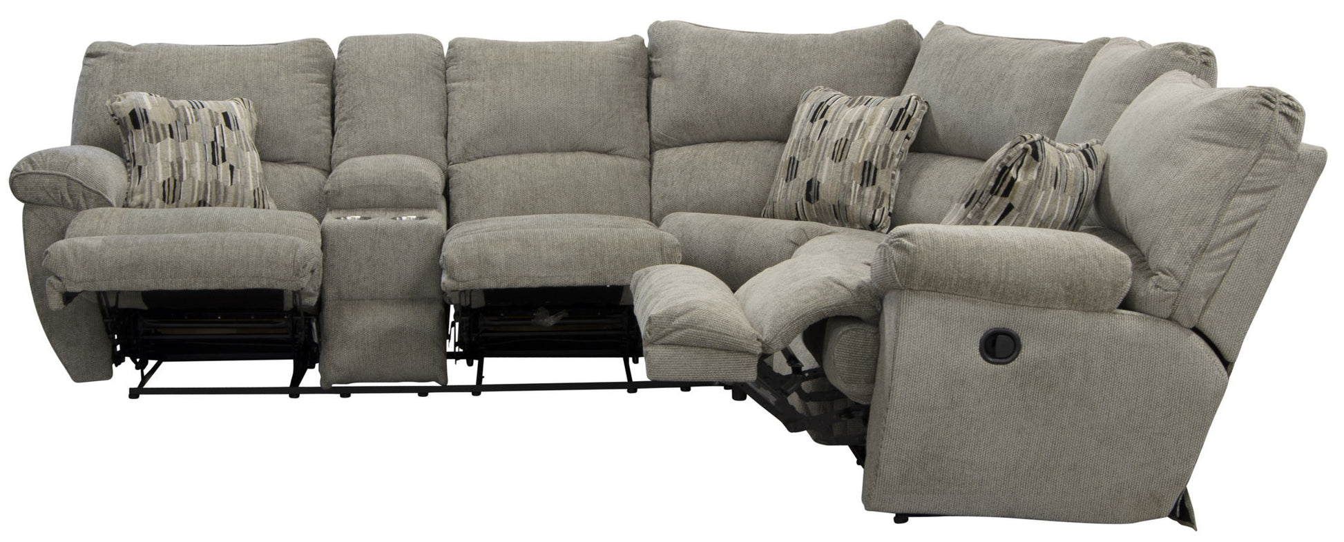 Elliott - Reclining Sectional - Hornell Furniture Outlet