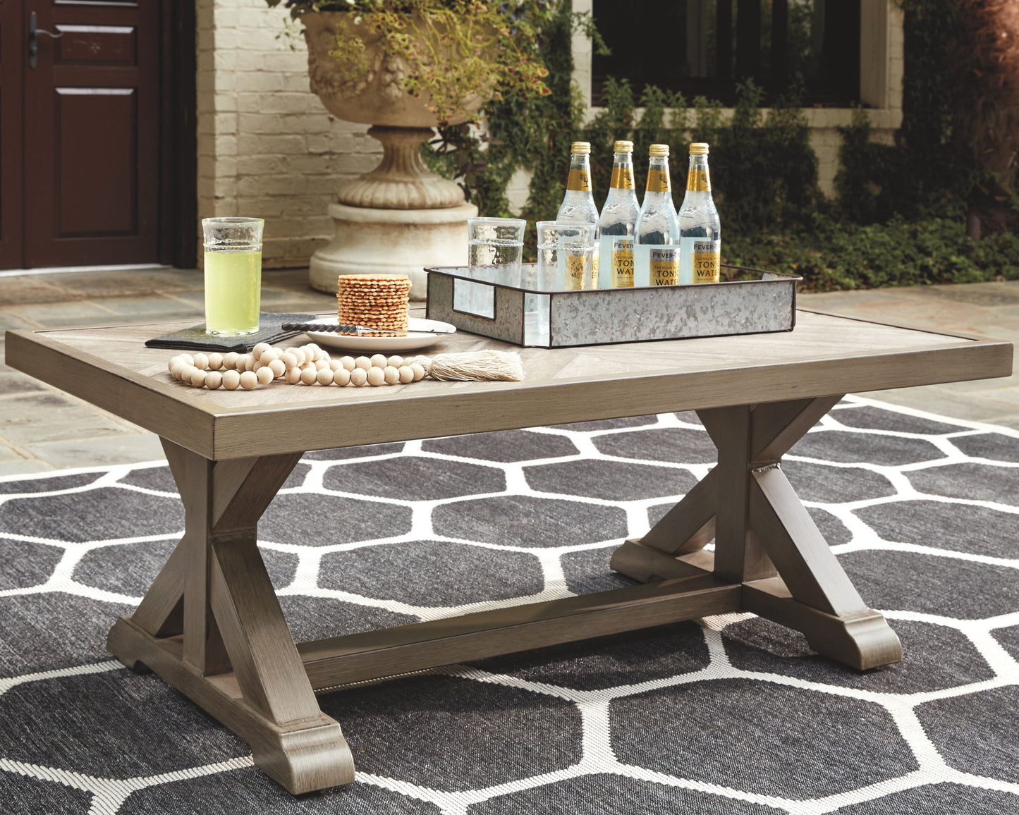 Beachcroft - Rectangular Cocktail Table - Hornell Furniture Outlet