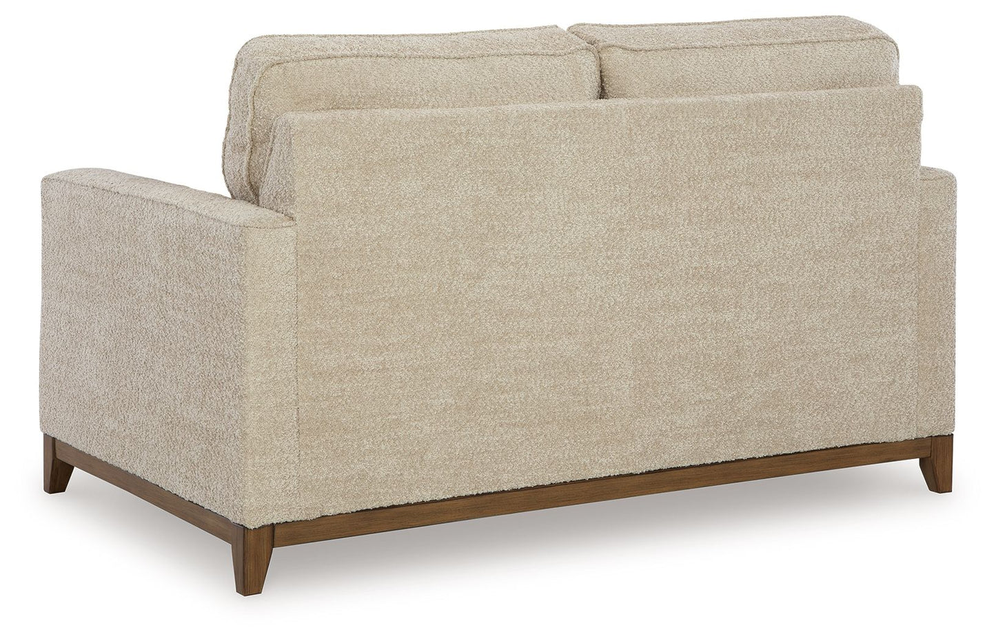 Arendale - Desert - Loveseat With Dark Cushions - Hornell Furniture Outlet