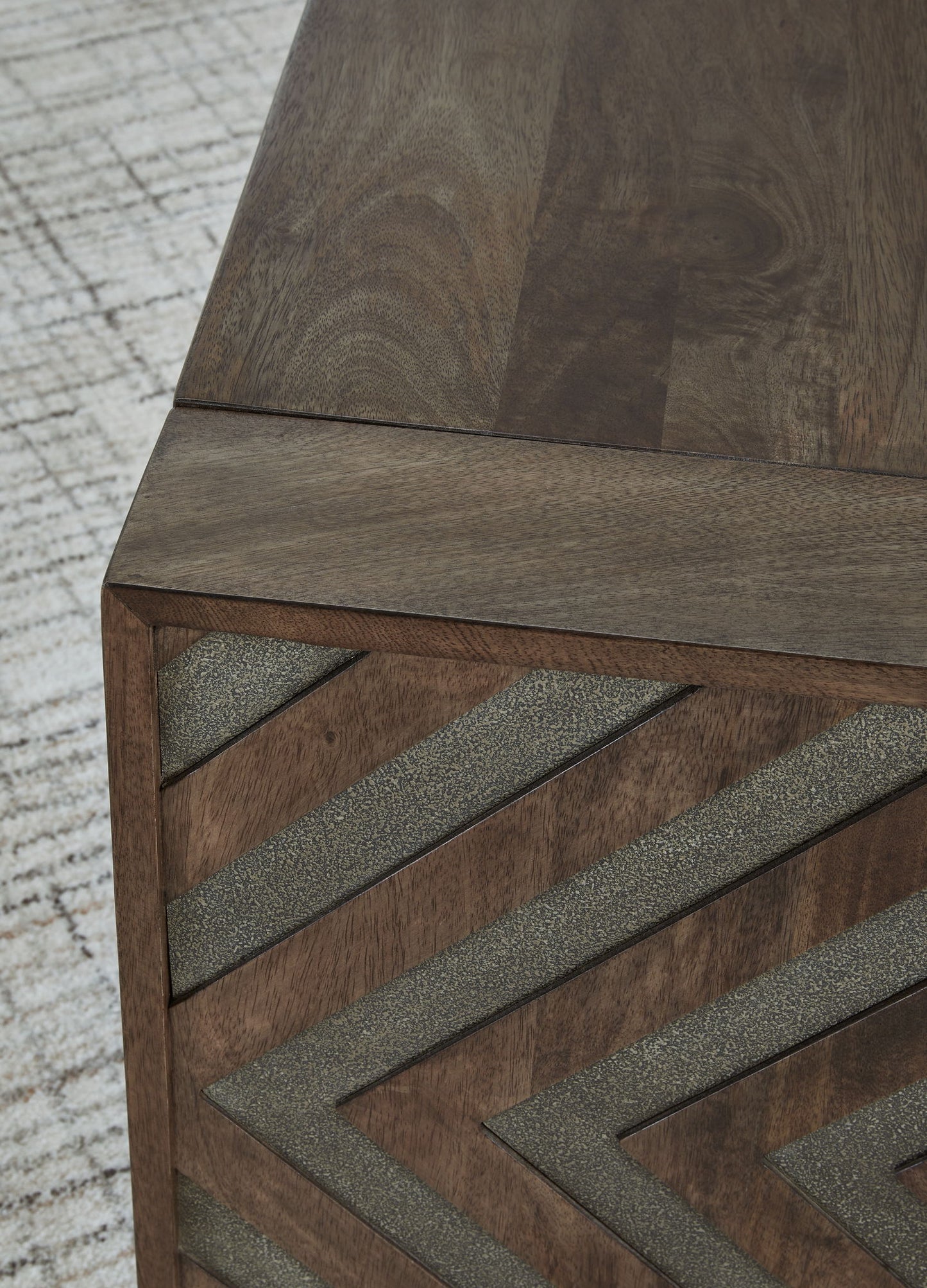 Dreggan - Brown - Rectangular Cocktail Table - Hornell Furniture Outlet