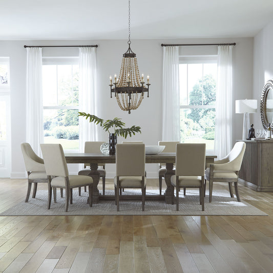 Westfield - Trestle Table Set - Hornell Furniture Outlet