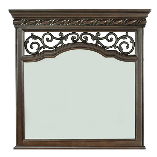Arbor Place - Landscape Mirror - Dark Brown - Hornell Furniture Outlet