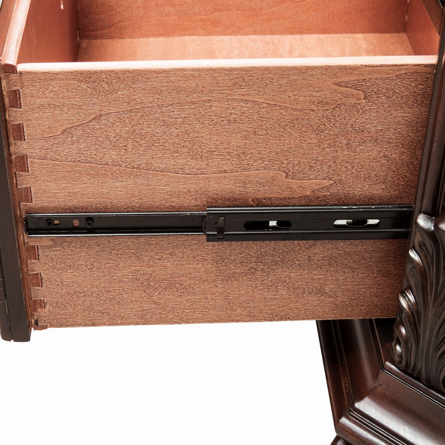Messina Estates - 3 Drawer Nightstand - Dark Brown - Hornell Furniture Outlet