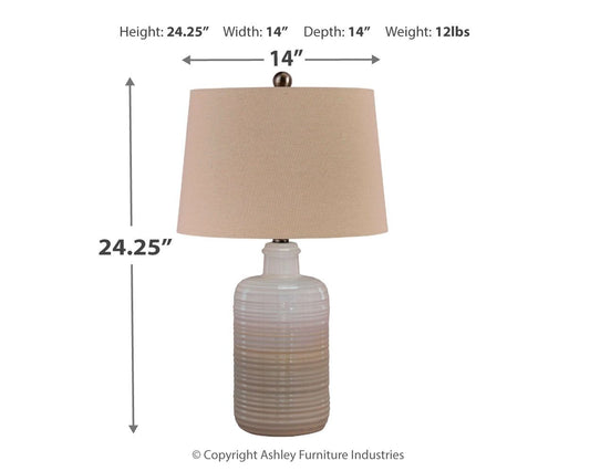 Marnina - Table Lamp - Hornell Furniture Outlet