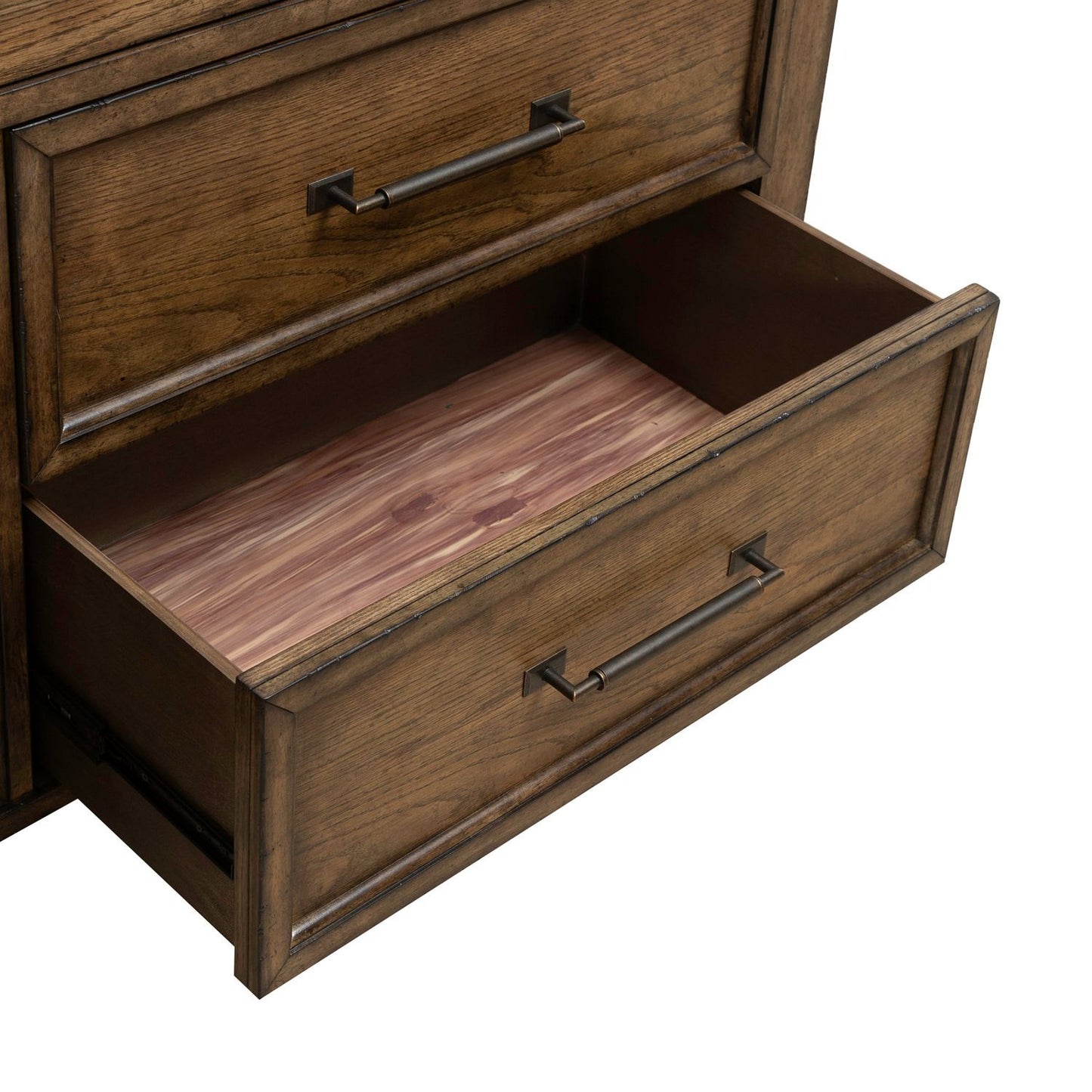 Carolina Park - 7 Drawer Dresser - Brown - Hornell Furniture Outlet