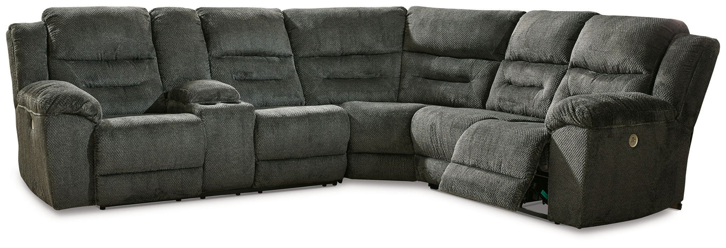 Nettington - Power Reclining Sectional - Hornell Furniture Outlet