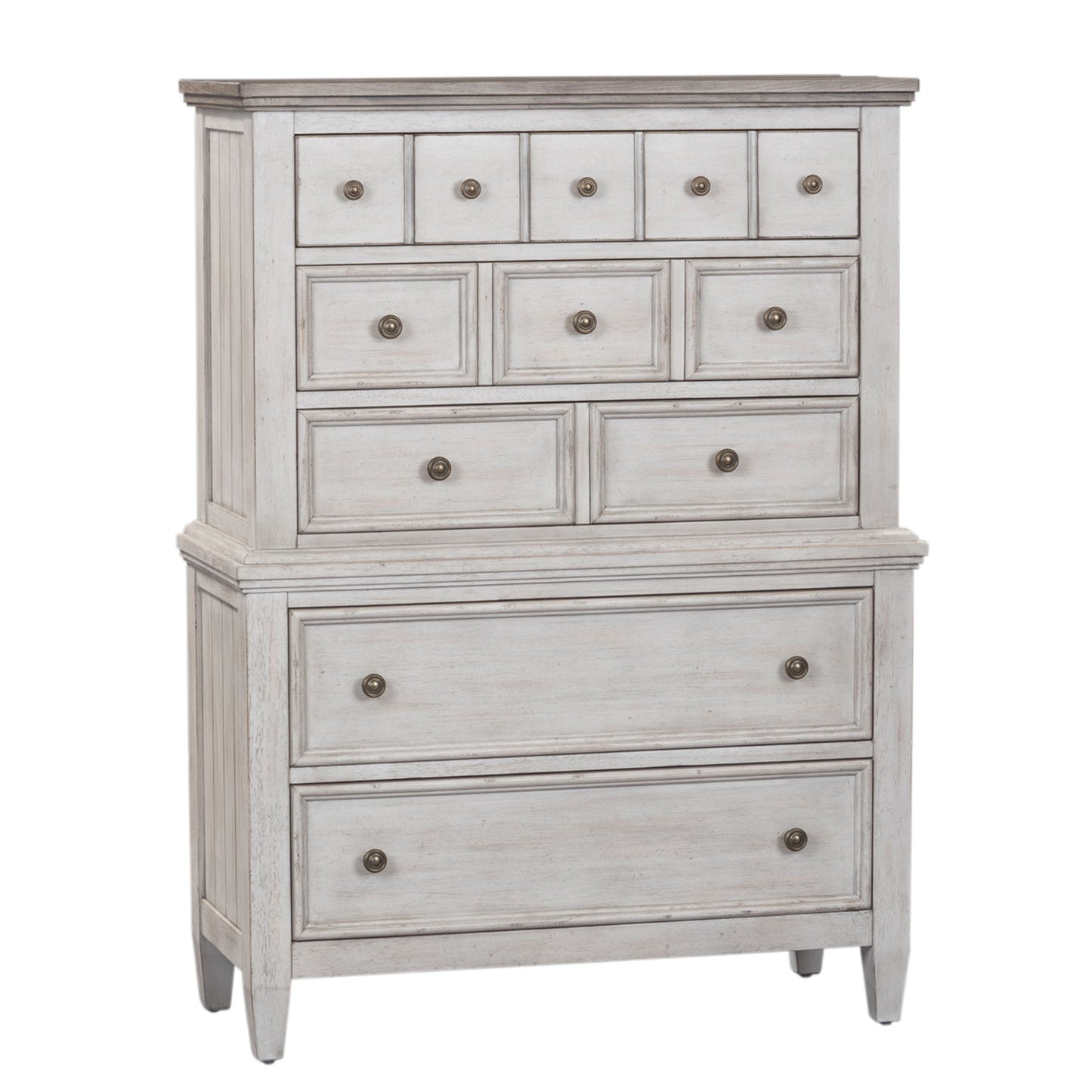 Heartland - 5 Drawer Chest - White - Hornell Furniture Outlet