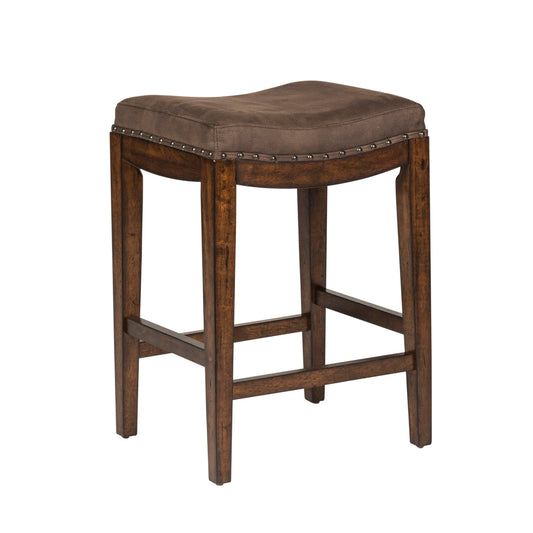 Aspen Skies - Uph Console Stool - Hornell Furniture Outlet