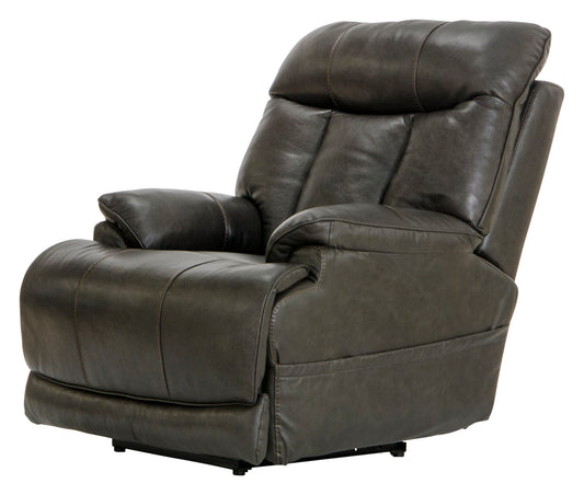 Naples - Power Headrest With Lumbar Power Lay Flat Recliner - Hornell Furniture Outlet