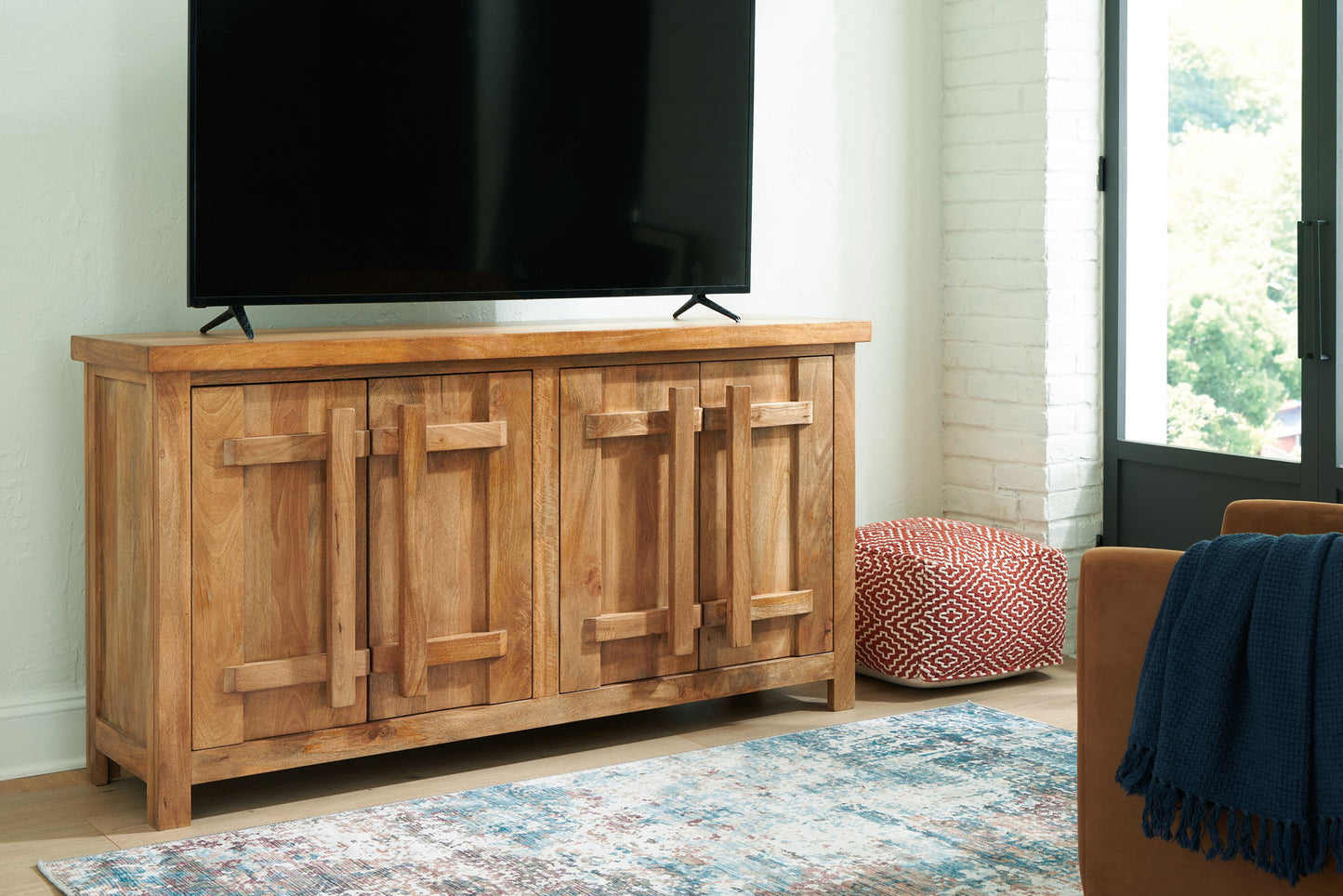 Dresor - Natural - Accent Cabinet - Hornell Furniture Outlet