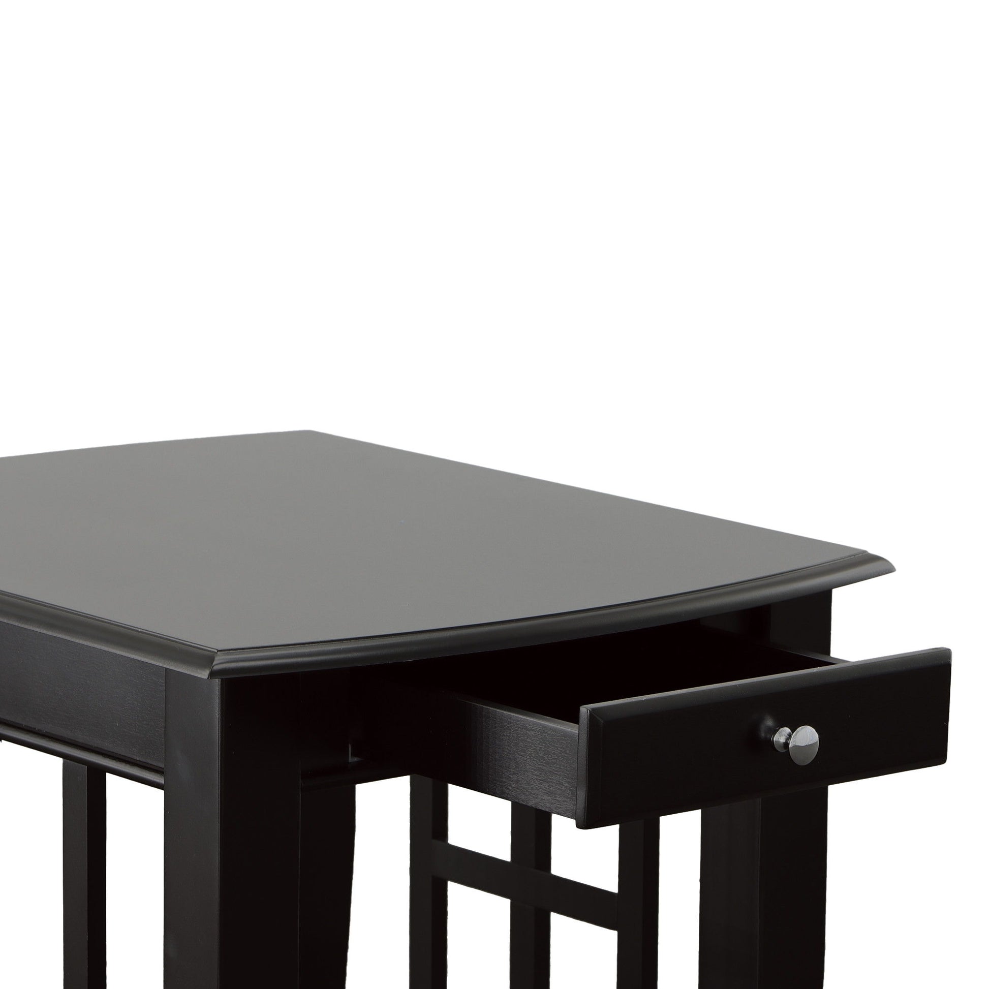 Cassidy - 3 Piece Table Set - Black - Hornell Furniture Outlet