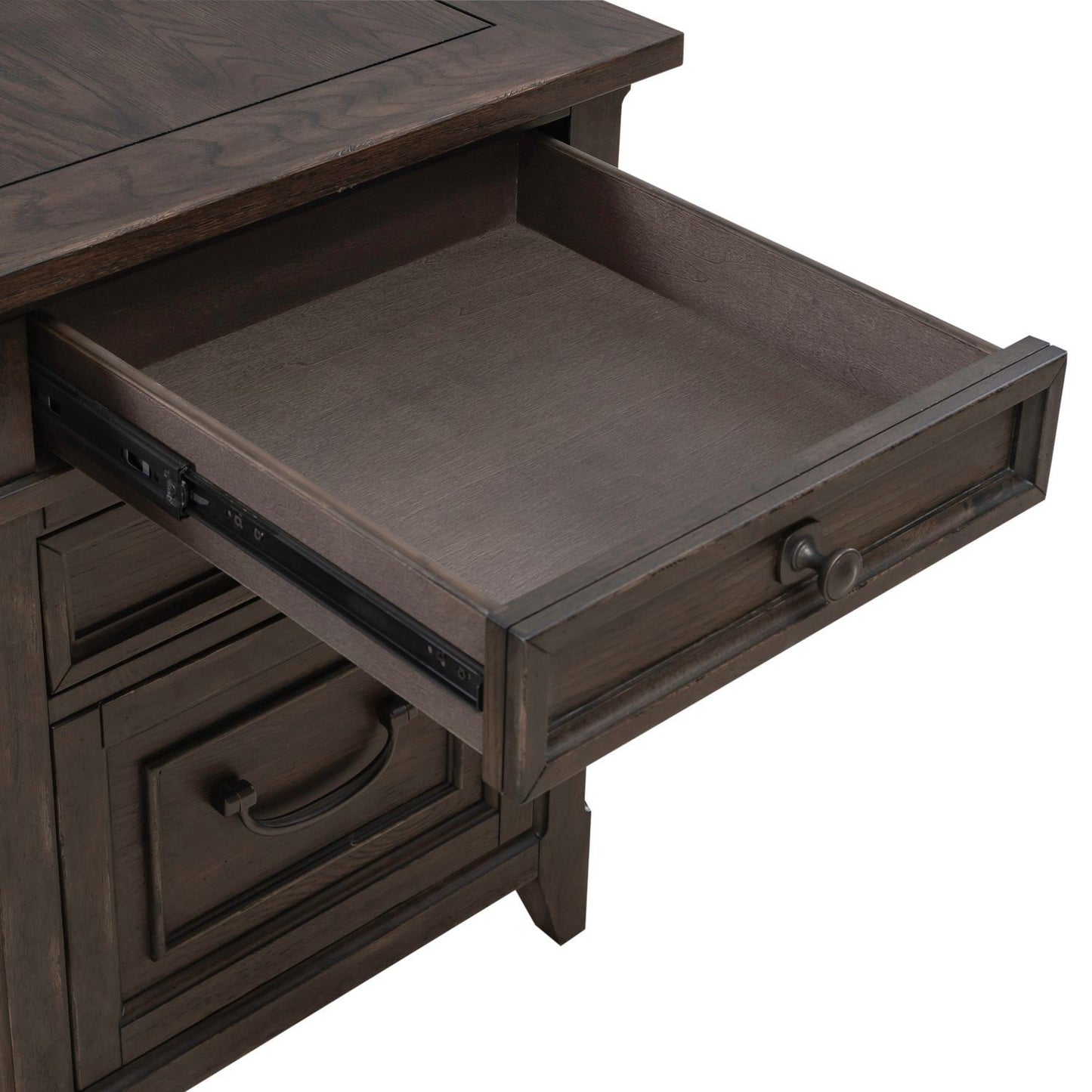 Paradise Valley - Executive Desk - Brown - Hornell Furniture Outlet