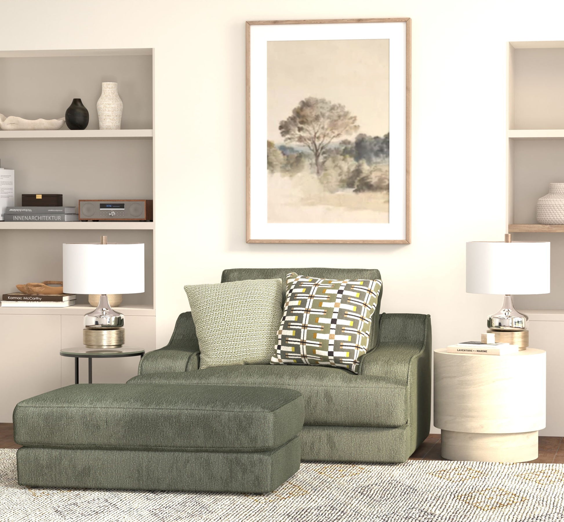 Olympus - Ottoman - Hornell Furniture Outlet