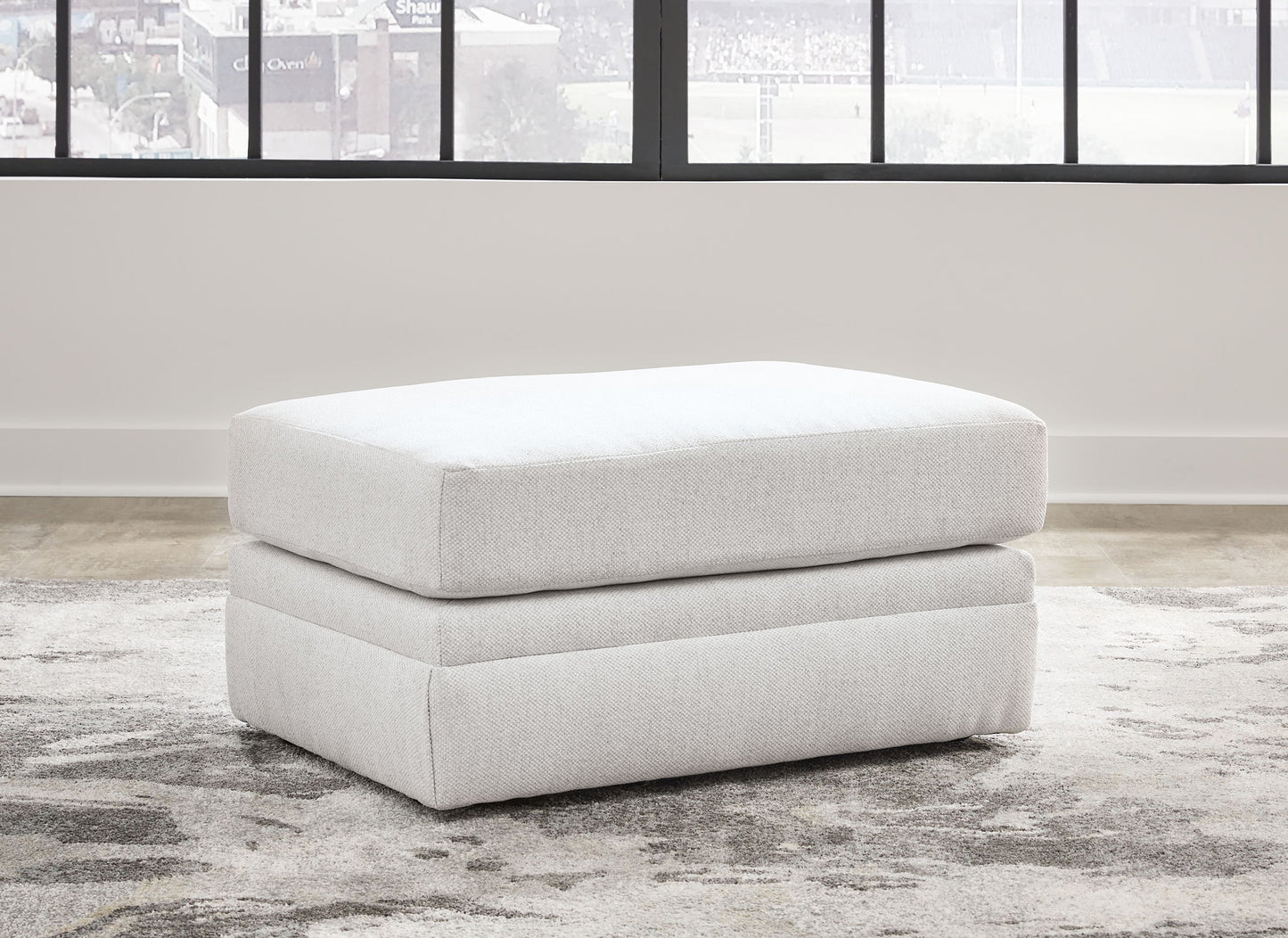 Maitelynn - Chalk - Ottoman - Hornell Furniture Outlet