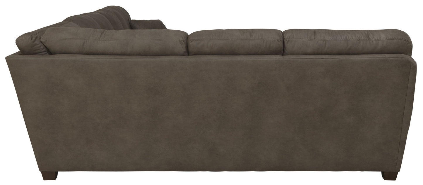 Royce - Sectional With Cocktail Ottoman - Hornell Furniture Outlet