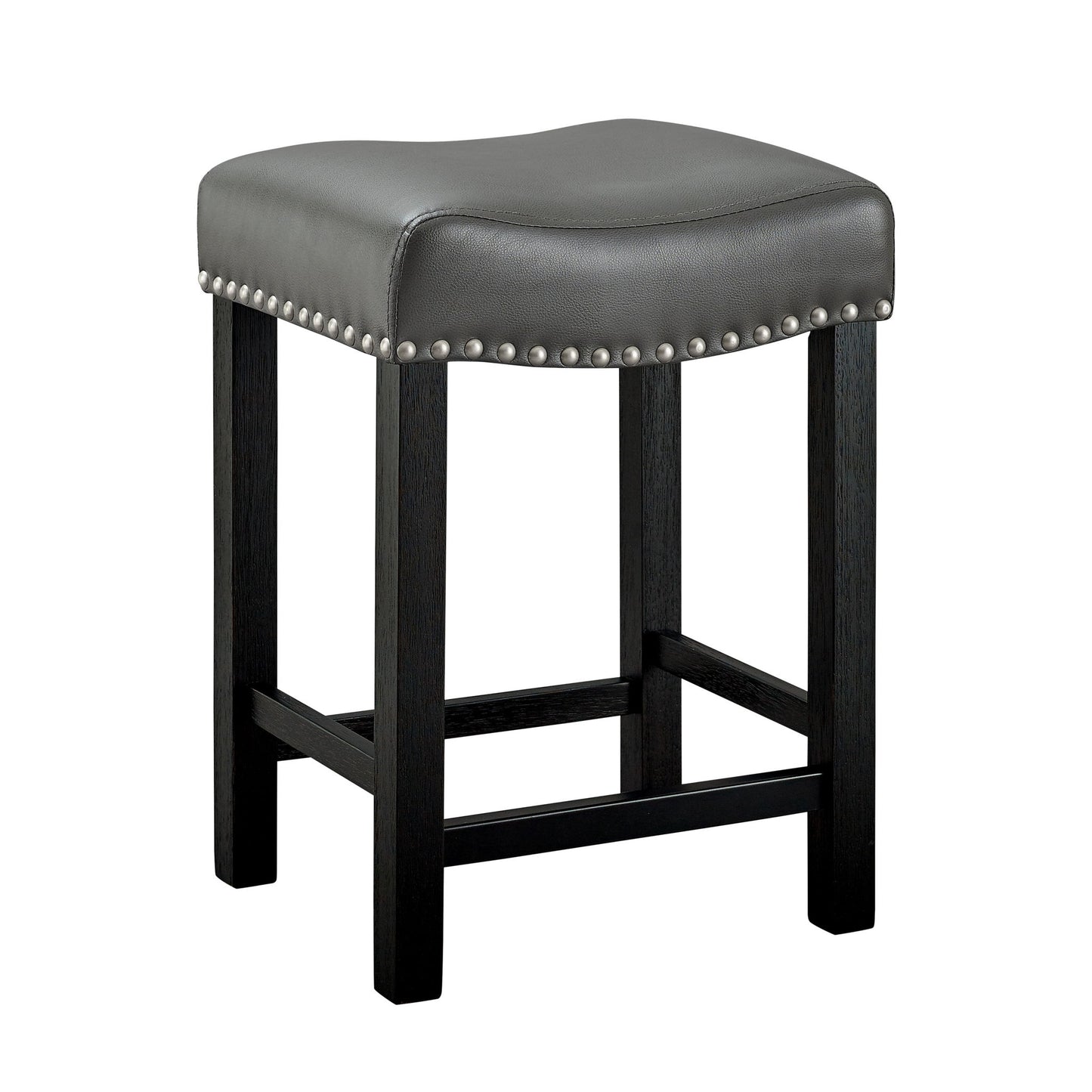 Aspen - Counter Stool (Set of 2) - Dark Gray - Hornell Furniture Outlet