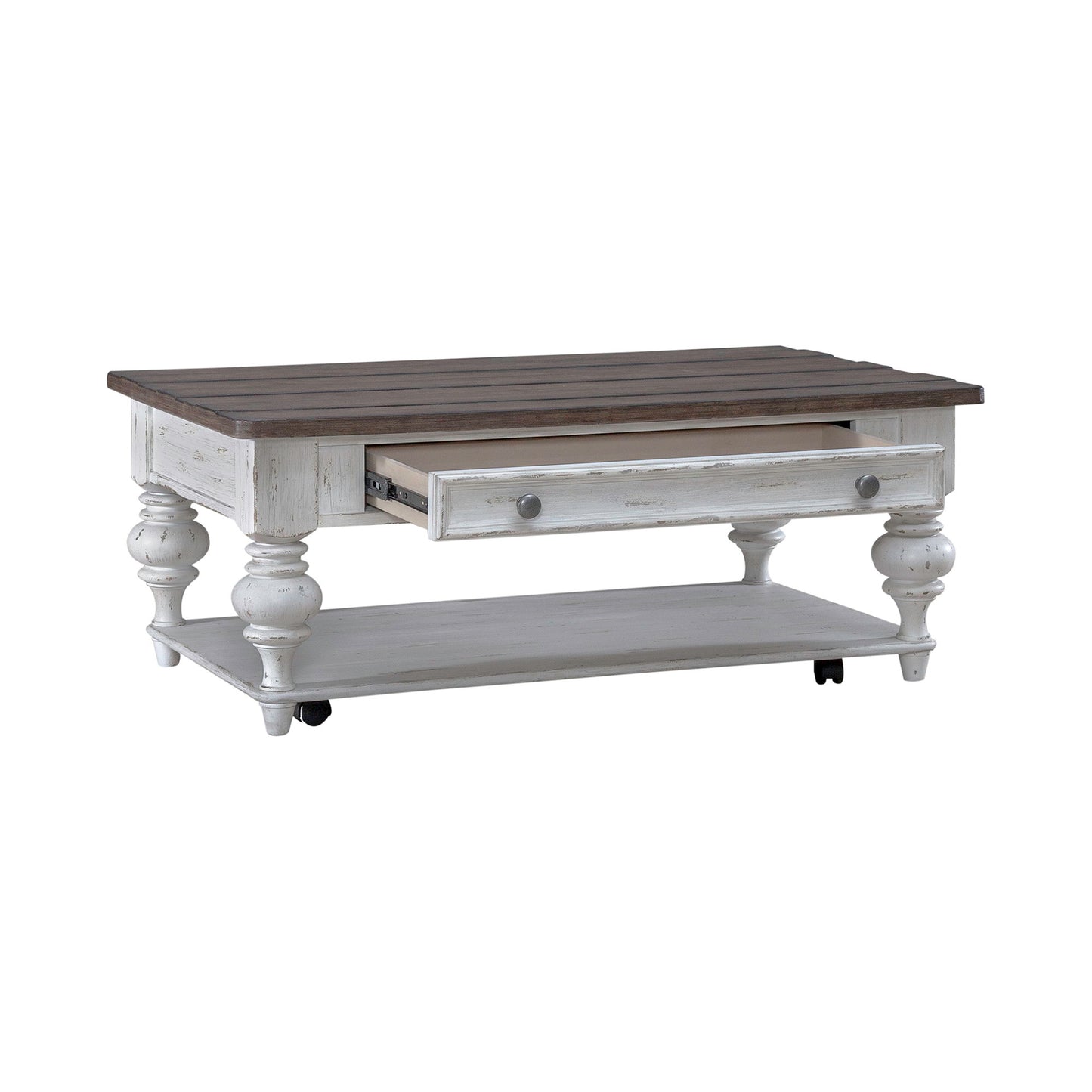 River Place - Cocktail Table - White - Hornell Furniture Outlet