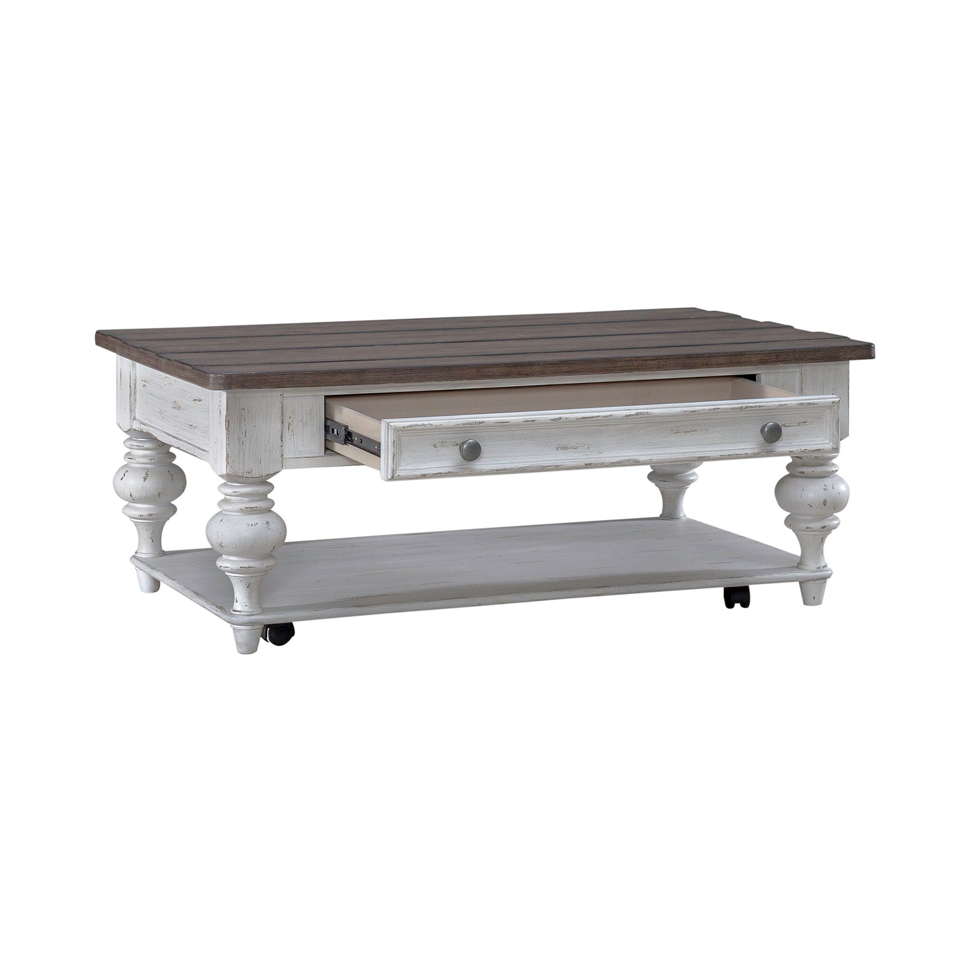 River Place - Cocktail Table - White - Hornell Furniture Outlet