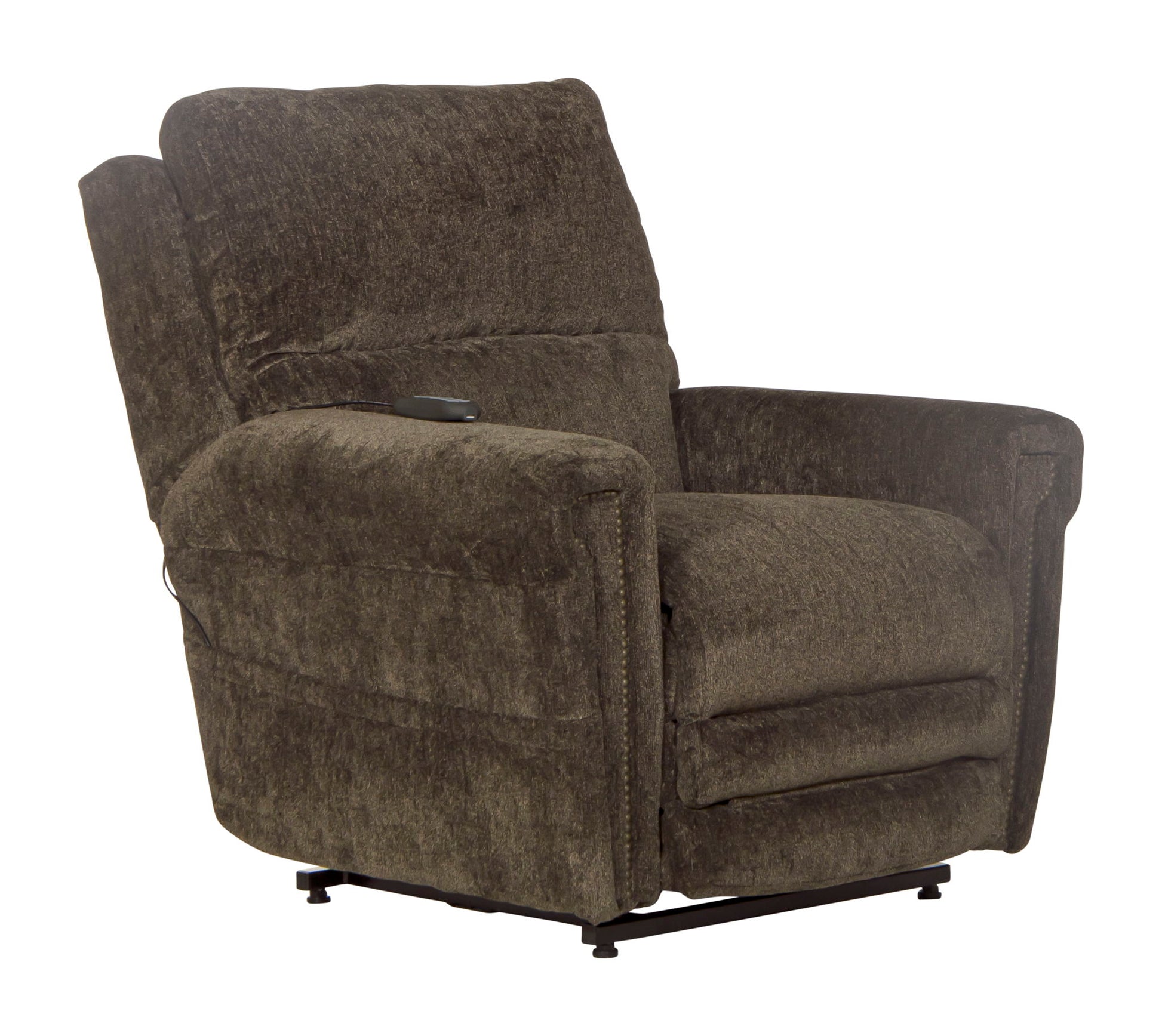 Warner - Power Headrest With Lumbar Power Lay Flat Recliner - Hornell Furniture Outlet