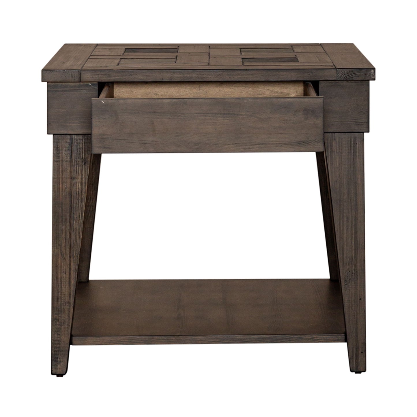 Arrowcreek - End Table - Dark Brown - Hornell Furniture Outlet