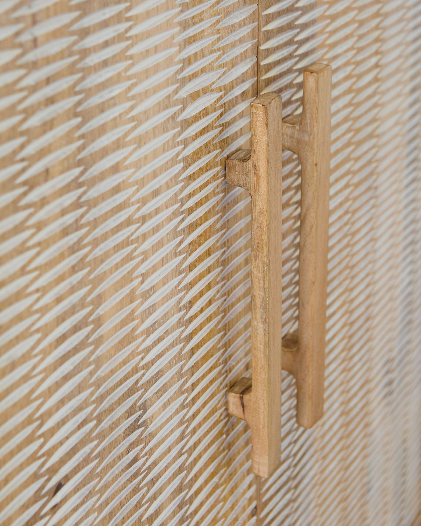 Dallinbury - Natural / White Wash - Accent Cabinet - Hornell Furniture Outlet