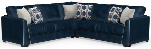 Jetson - Sectional With Comfort Coil Seat Cushions And Included Accent Pillows - Hornell Furniture Outlet