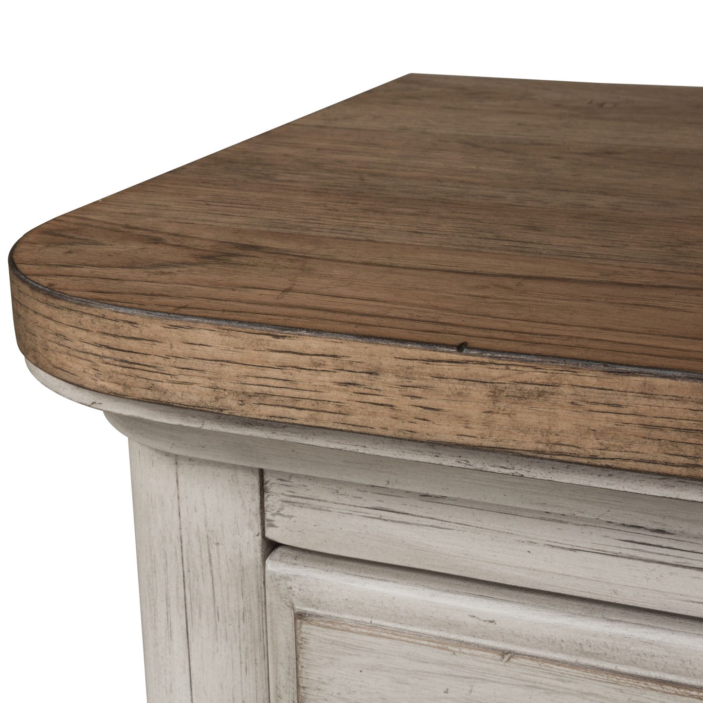 Farmhouse Reimagined - Dresser & Mirror - White - Hornell Furniture Outlet