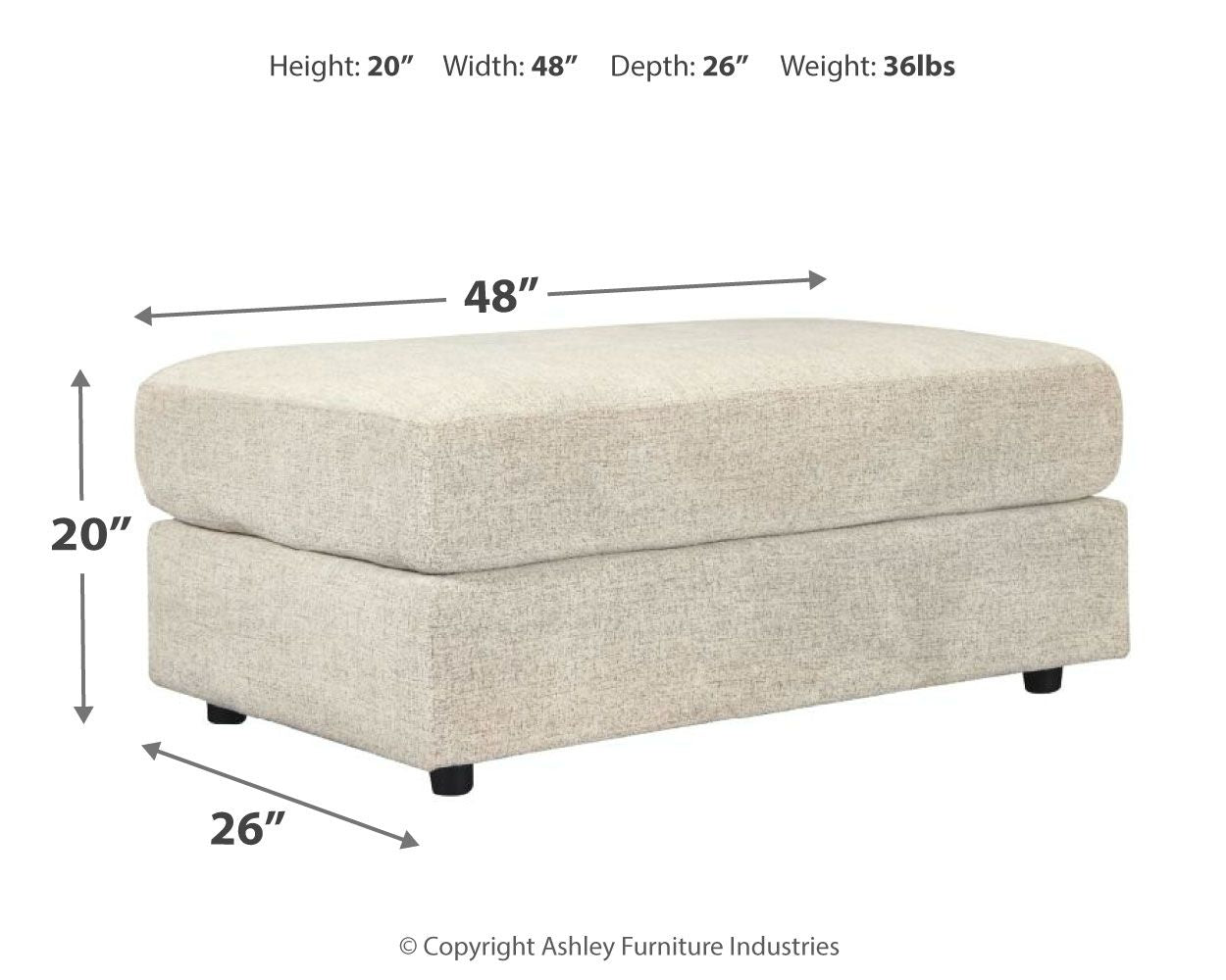 Soletren - Accent Ottoman - Hornell Furniture Outlet