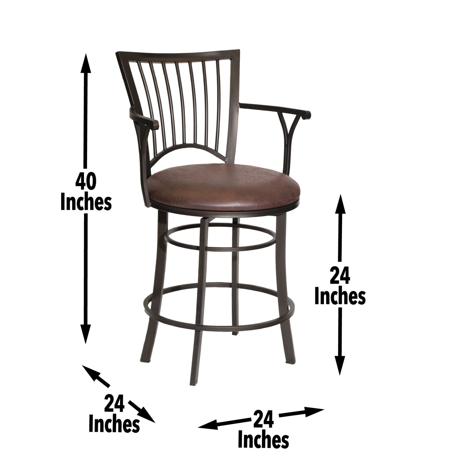 Bayview - Swivel Stool - Hornell Furniture Outlet