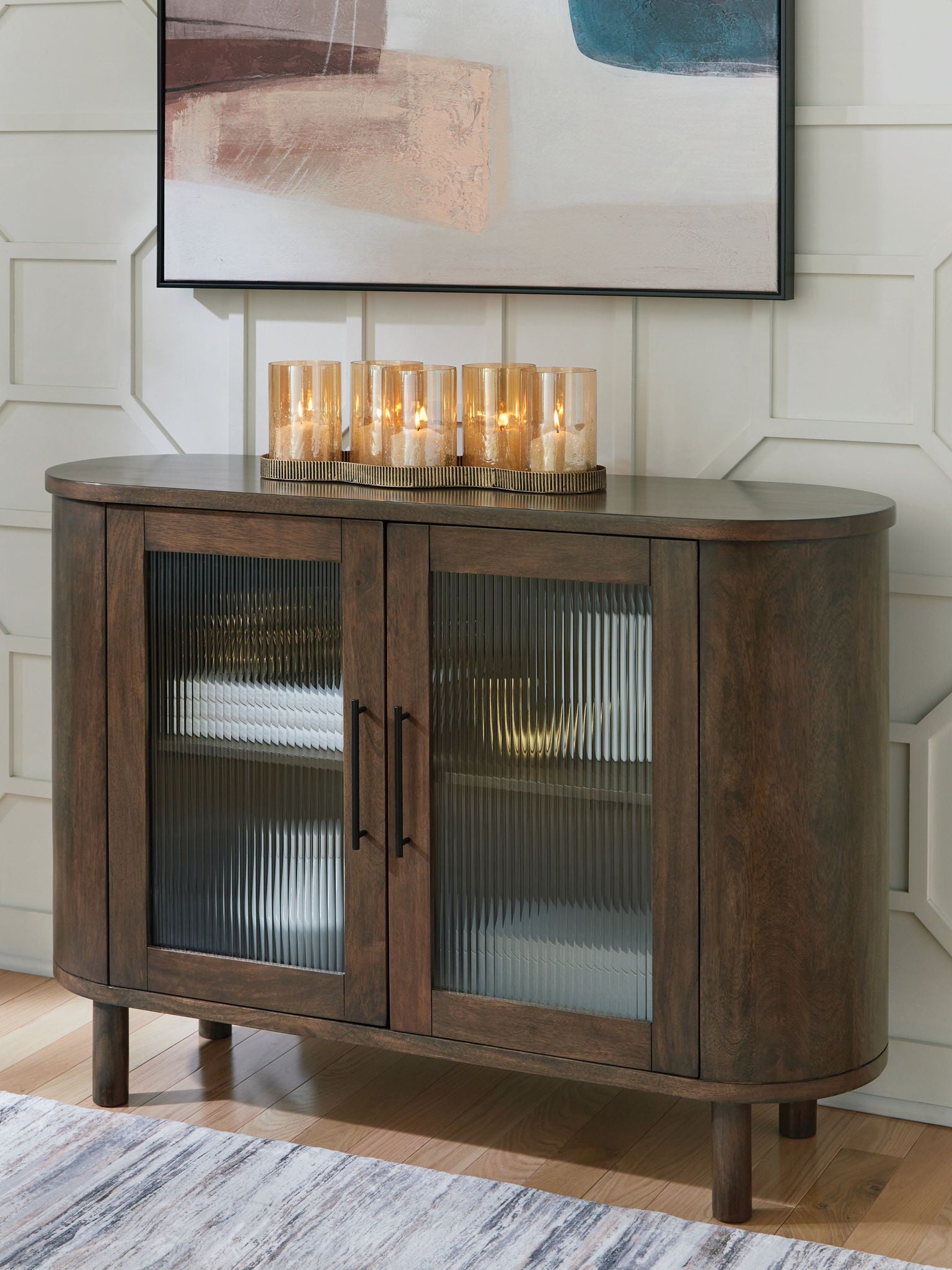 Mayridge - Medium Brown - Accent Cabinet - Hornell Furniture Outlet