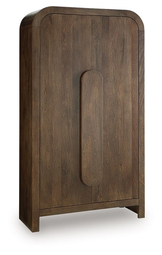 Thoren - Medium Brown - Accent Cabinet - Hornell Furniture Outlet