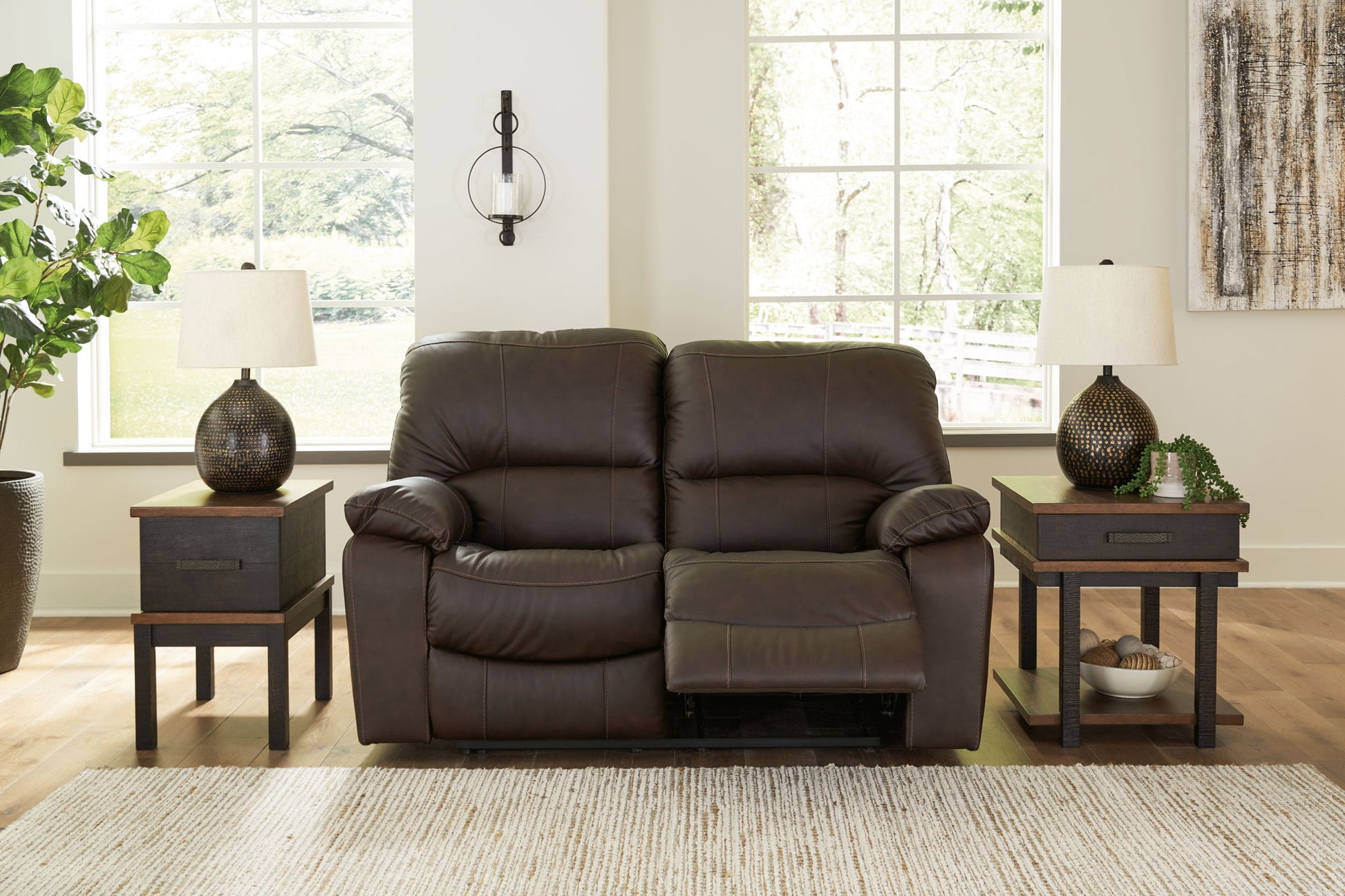 Leesworth - Reclining Living Room Set - Hornell Furniture Outlet
