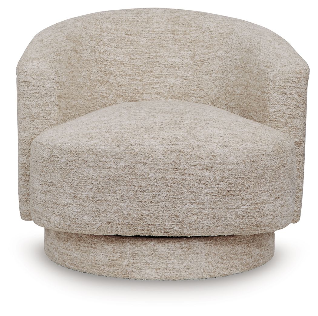 Wardsor - Stone - Swivel Chair - Hornell Furniture Outlet