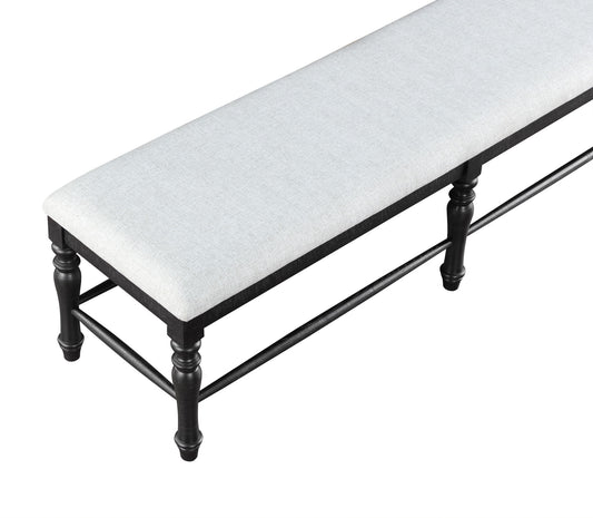 Odessa - Dining Bench - Black - Hornell Furniture Outlet