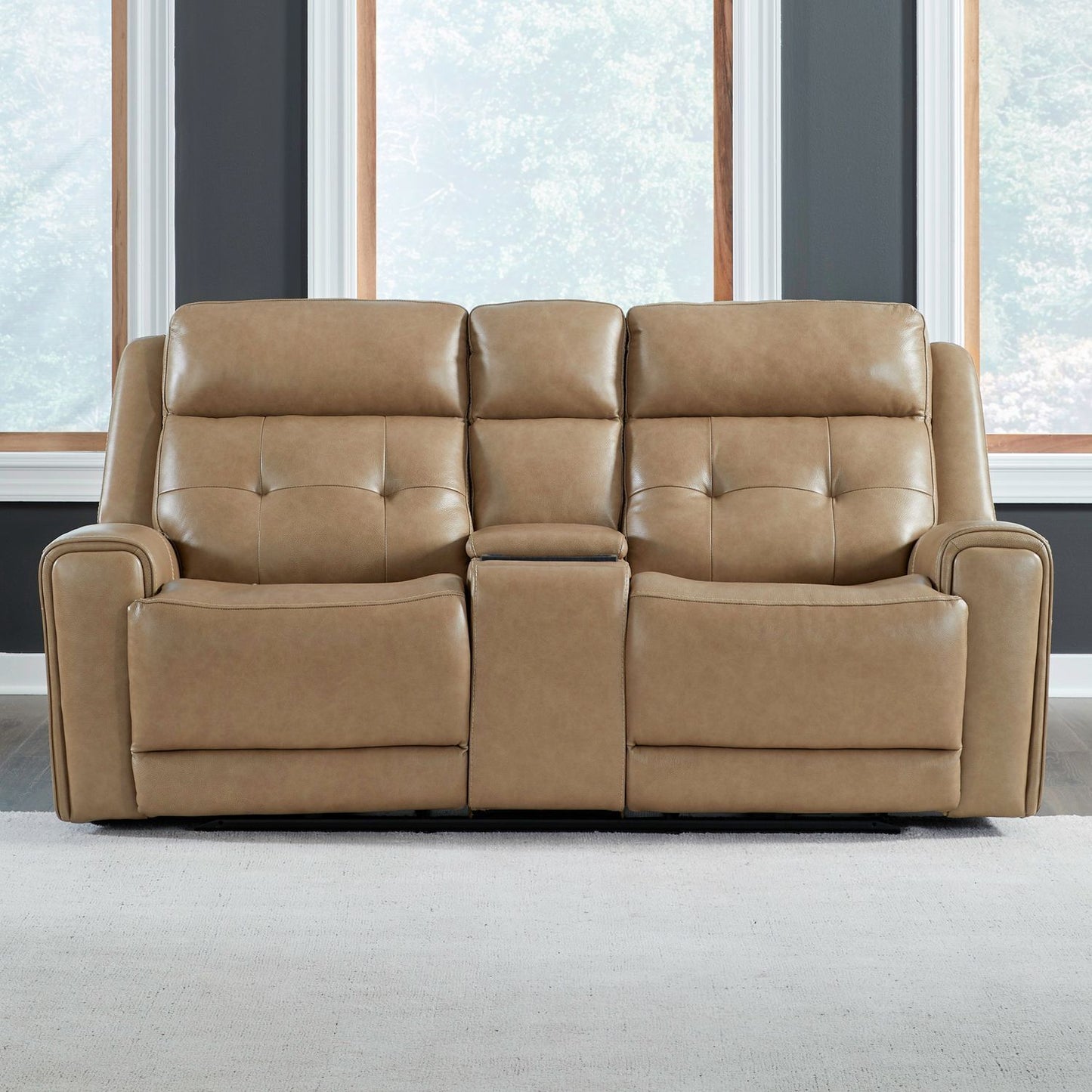 Carrington - Loveseat With Console P3 & ZG - Hornell Furniture Outlet