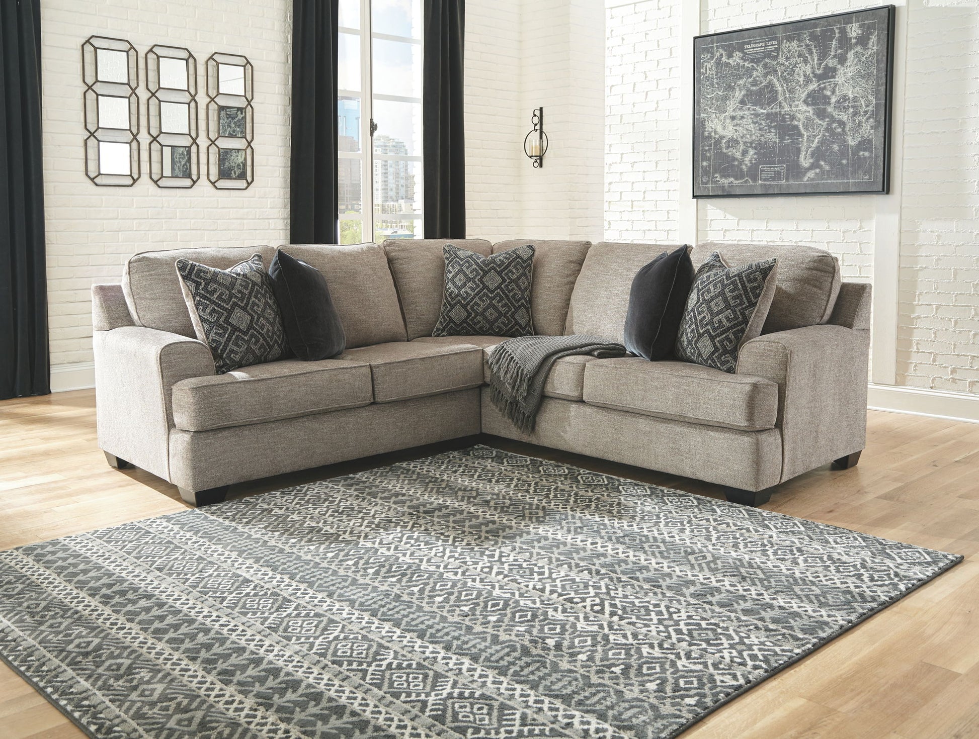 Bovarian - Sectional Set - Hornell Furniture Outlet