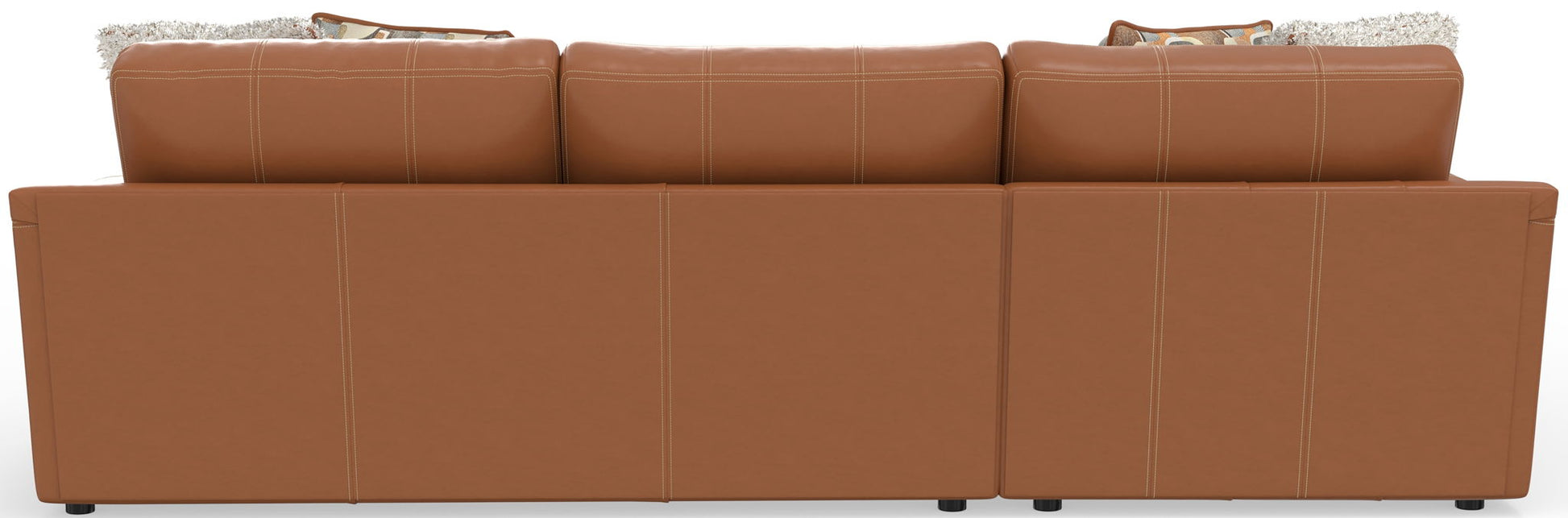 Minori - Italian Leather Sectional - Hornell Furniture Outlet