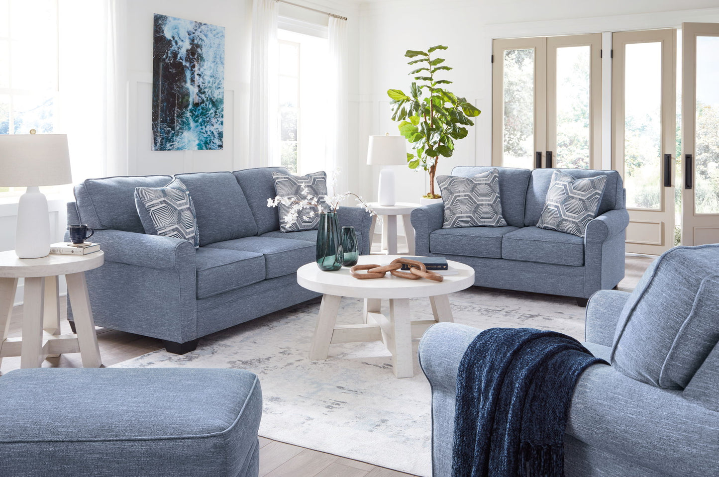 Carissa Manor - Living Room Set - Hornell Furniture Outlet