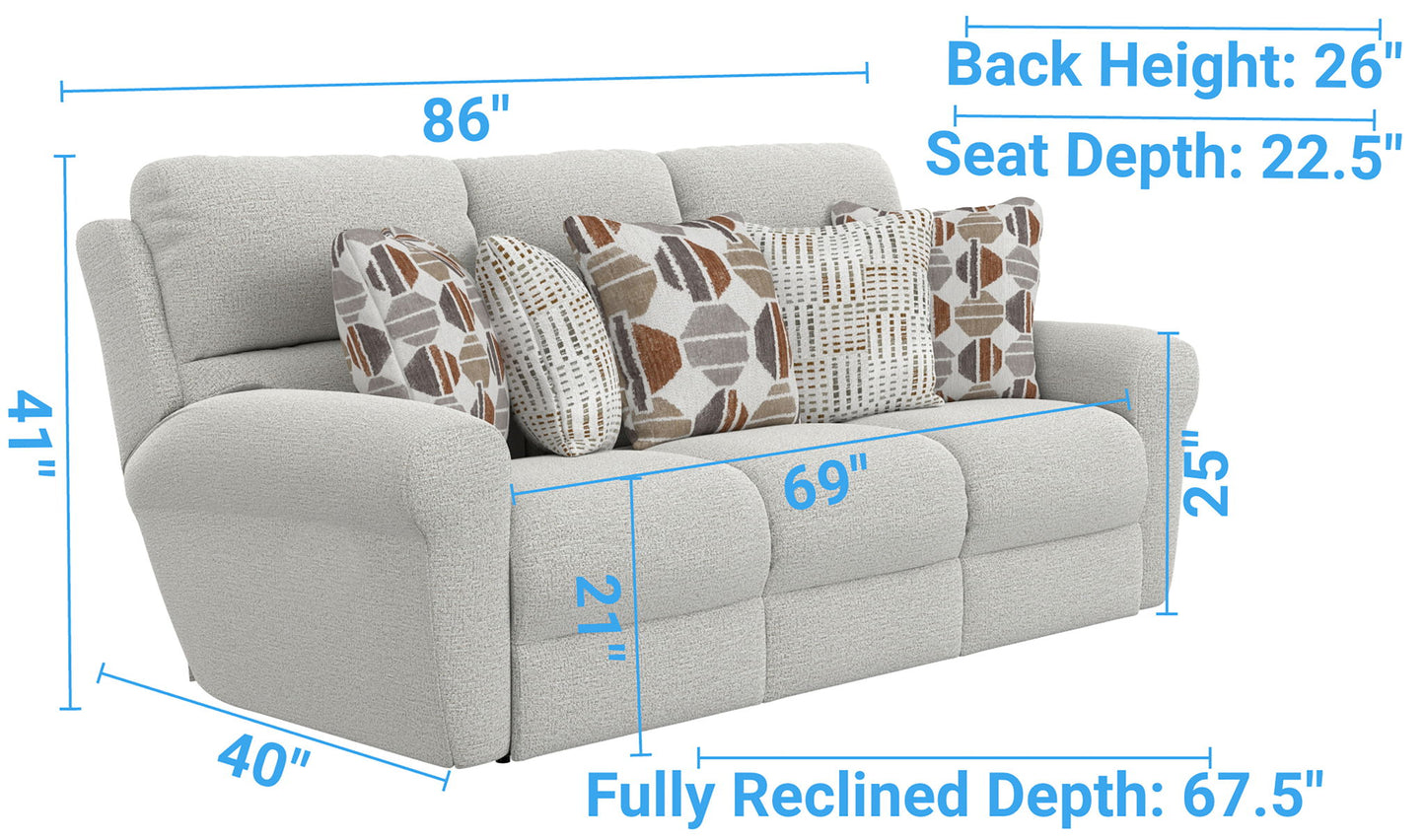 Kellen - Lay Flat Reclining Sofa - Hornell Furniture Outlet