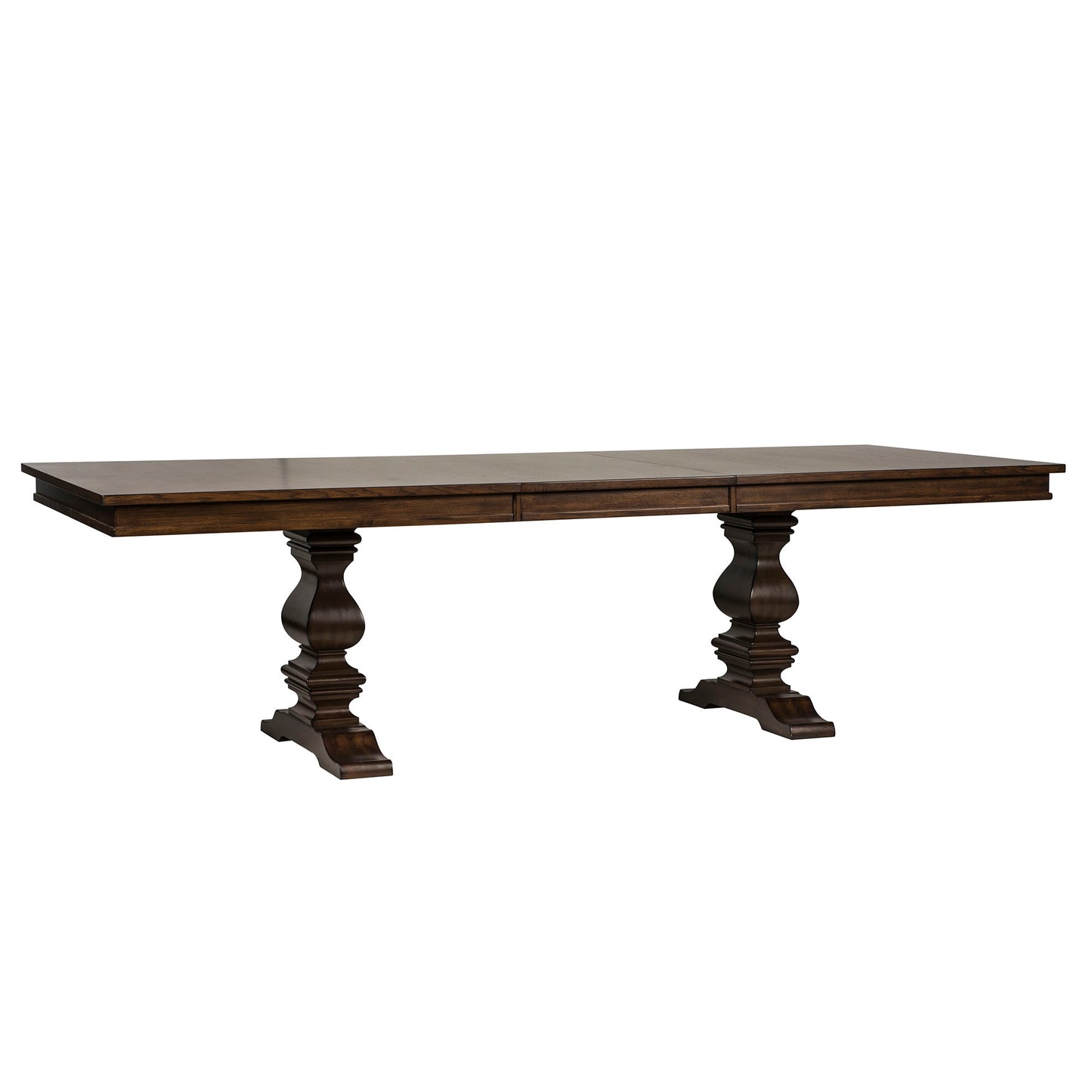 Armand - Trestle Table - Dark Brown - Hornell Furniture Outlet