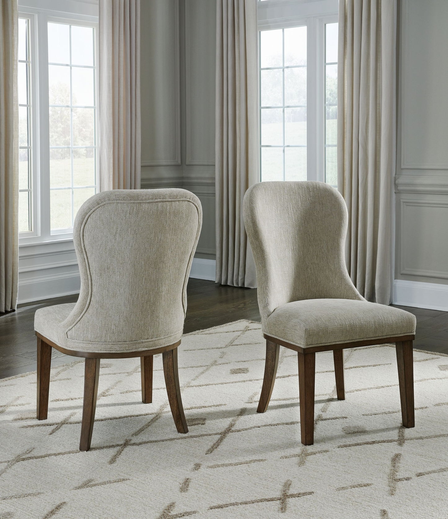 Sturlayne - Brown - Dining Upholstered Side Chair (Set of 2) - Hornell Furniture Outlet