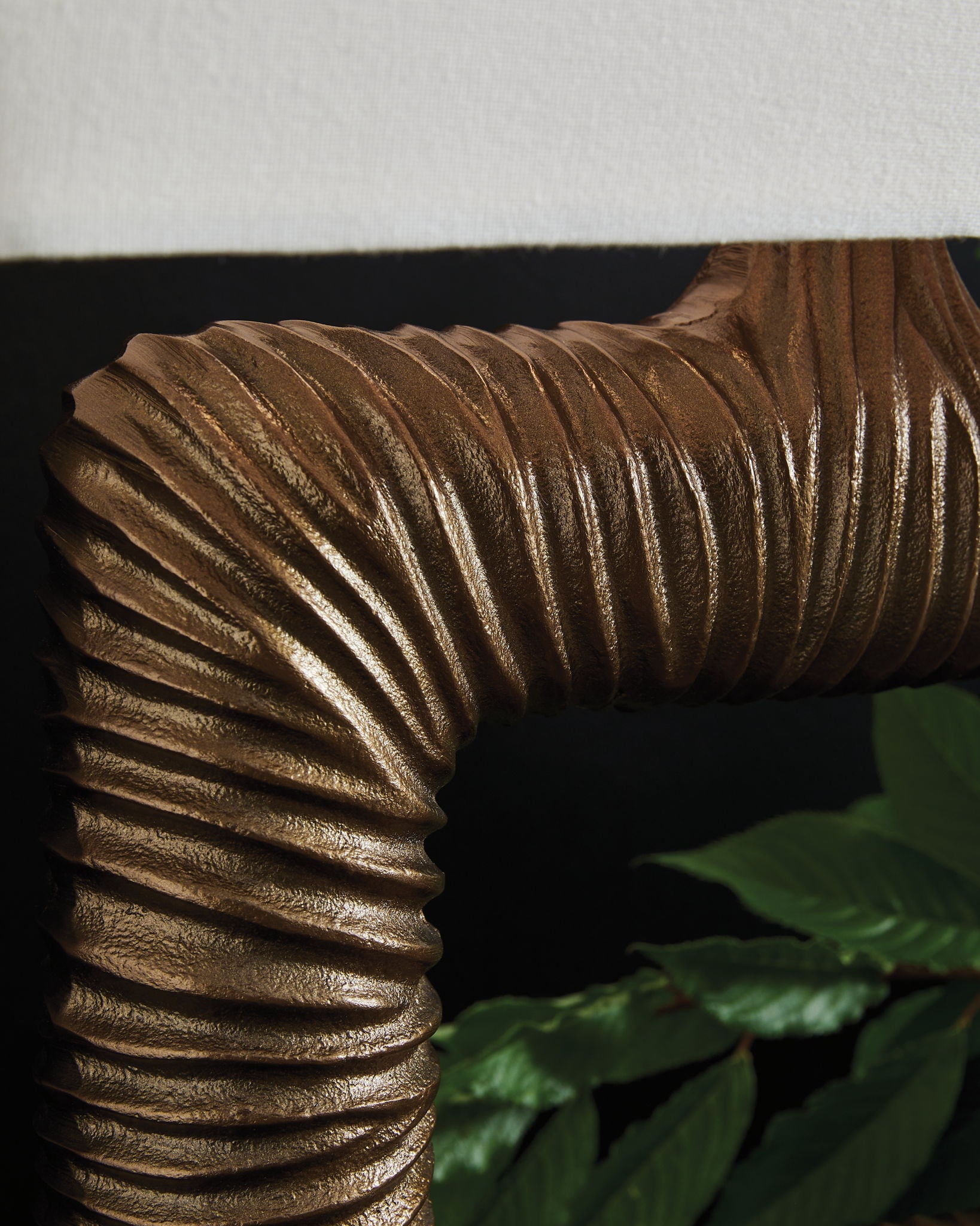 Garronby - Antique Brass Finish - Metal Table Lamp - Hornell Furniture Outlet