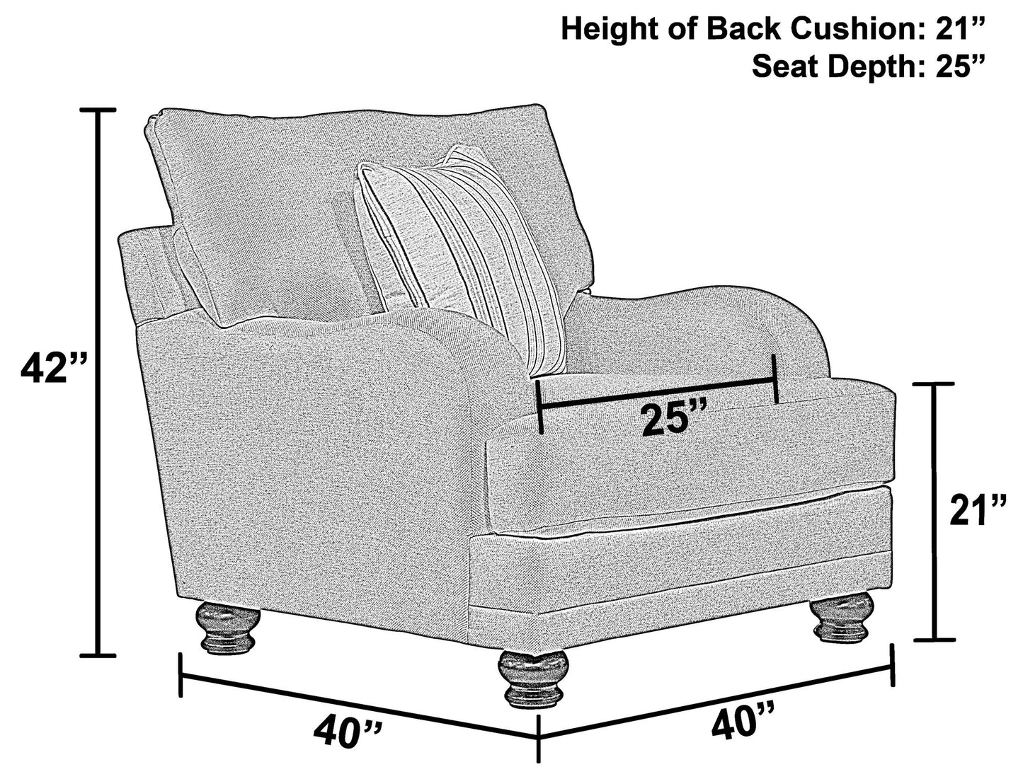 Jonesport - Chair - Wheat - Hornell Furniture Outlet