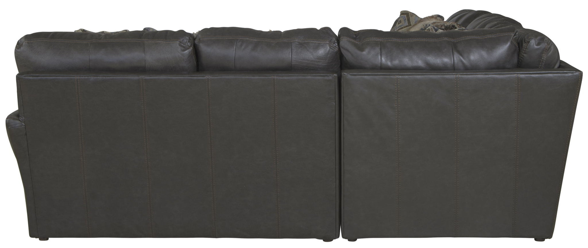 Denali - Italian Leather Match Sectional - Hornell Furniture Outlet